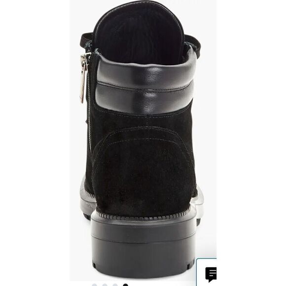 Aquatalia Liviana Hiker Boot in Black NWOB Size 6 - Picture 3 of 10